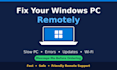 troubleshoot windows laptop and desktop issues remotely
