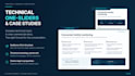 write and design technical b2b one pagers and case studies