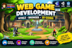 create a custom 2d web game, HTML5 browser game, and online game
