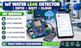 do iot water leak detector pcb design esp32 firmware mqtt cloud integration