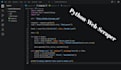create a custom python web scraper