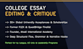 edit and proofread your college admission essay