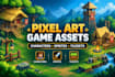 design custom 2d game assets, pixel characters, and animations