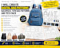 create digital bag patterns backpack tote bag patterns handbag and tech packs