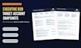 build enterprise b2b account snapshots and abm sales playbooks