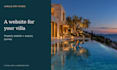 build a villa rental website with a digital guest guide