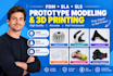 fdm prototype modeling sla resin prototyping sls prototype design 3d printing