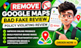 remove google maps fake bad negative links
