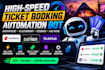 create highspeed book my seat bot, queue it, bot, glastonbury bot, stubhub bot