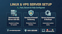 setup and configure your vps, cloud server, or custom script
