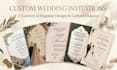 design elegant custom wedding invitations