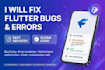 develop flutter mobile app, fix bugs and add new features