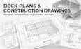 design deck plans, framing plans and construction drawings