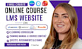 create lms course content, elearning curriculum, traning manual and video course