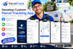 custom parcel tracking app delivery gps driver notifications shipment management