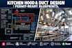 kitchen ventilation hood and restaurant permit drawings