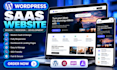 build custom wordpress saas or tech startup website