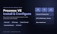 install and configure proxmox ve virtualization server