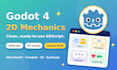 create 2d game mechanics in godot 4 using gdscript