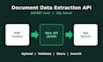 build a document data extraction API with asp net core and sql server