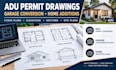 create adu permit drawings garage conversation and addition plan