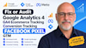 fix or audit google analytics 4, ga4 ecommerce tracking, conversion tracking gtm