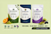 design custom stand up pouch packaging and flexible bag label