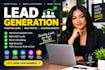 do b2b lead generation, business leads and list building