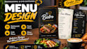 design restaurant menu, food menu, cafe menu, menu design