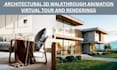 create architectural 3d walkthrough animation virtual tour and renderings