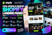 build replo, gempages, zipify, shopify, landing page