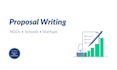 write a grant or project proposal for your ngo, school or startup