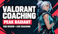 coach you in valorant with a vod review and improvement plan