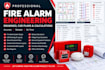 fire alarm system drawings, cad plans and calculations