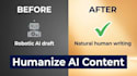 humanize and edit ai generated content