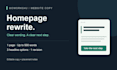 rewrite your business homepage for clear straightforward messaging