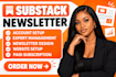 setup and design your substack newsletter publication professionally