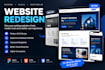 redesign your website with a modern professional UI