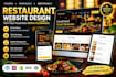 design a restuarant website with online menu, table  booking reservation feature