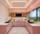 design kitchen, wardrobe, cabinet, with 3d and 2d drawing