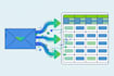build a makecom automation that parses emails and logs data to google sheets
