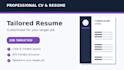 write a professional ats friendly CV or resume