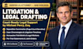 draft professional deposition summaries as a licensed US attorney