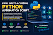 write a custom python automation script