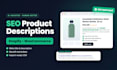 write SEO product descriptions for your shopify or woocommerce store