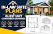 draw in law suite plans and guest unit conversion drawings