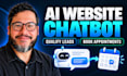 build an ai website chatbot to qualify leads and book appointments