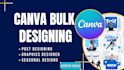 do canva bulk design custom canva graphic design canva bulk image data merge CSV