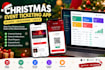 develop christmas event ticketing app, ticketing app, event ticket app