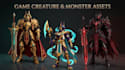 create game ready 3d creatures and monsters for your game